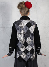 Load image into Gallery viewer, Coco Shawl Panel Coat Knitting Kit
