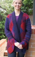 Load image into Gallery viewer, Coco Shawl Panel Coat Knitting Kit
