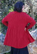 Load image into Gallery viewer, Diamond Cable Swingcoat Knitting Kit