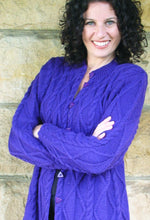 Load image into Gallery viewer, Diamond Cable Swingcoat Knitting Kit