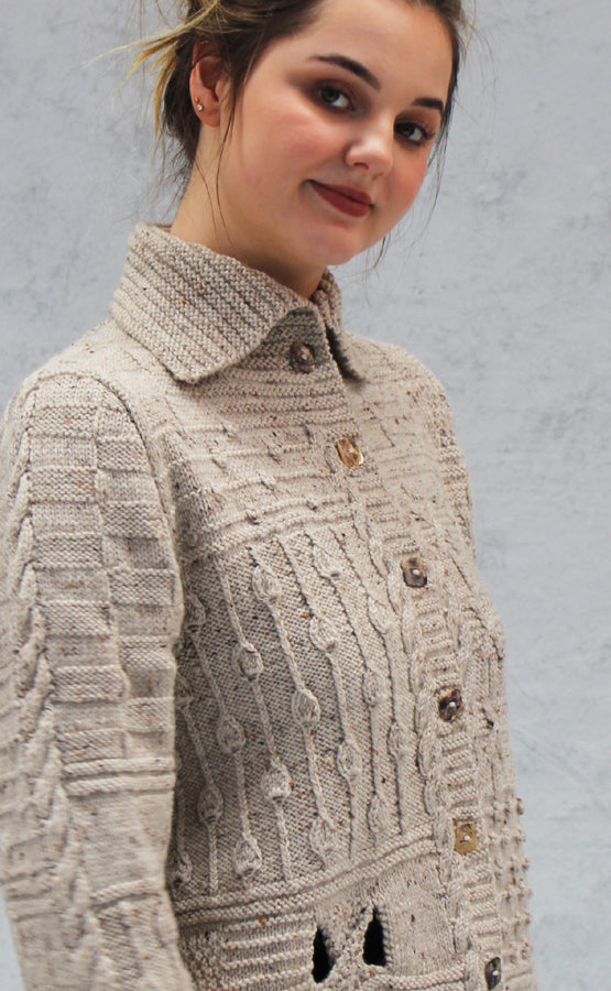 Split Texture Jacket Knitting Class