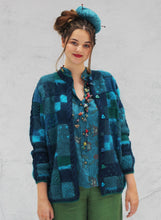 Load image into Gallery viewer, Blocks Cardigan/ Jacket Knitting Kit