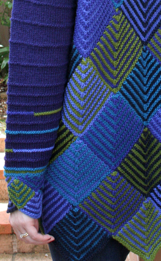 Coco Shawl Panel Coat Knitting Kit