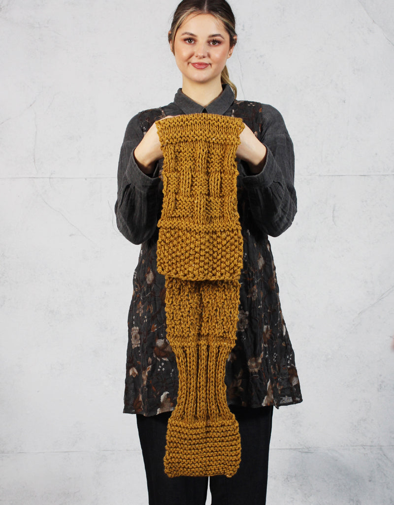Textured Scarf Knitting Class